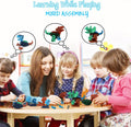 Dinosaur STEM Toys for Kids 3-5, Take Apart Dinosaur Toys with Electric Drill, Educational Building Toy & Construction Set, DIY Christmas Birthday