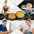 Fivewan 24k Gold Under Eye Patches - 60 Pcs Eye Mask Pure Gold Anti-Aging Collagen Hyaluronic Acid Under Eye Mask for Removing Dark Circles,