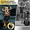 HOXWC Pull Up Assistance Bands, Adjustable Heavy Duty Resistance Band for Pull Up, 3 Pull Up Bands, Comfortable Fabric Feet/Knee Rest, Assistance