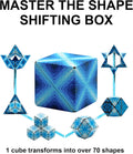 Shashibo DODECA Magnetic Puzzle Cube, Sensory Fidget Toy for Adults & Kids, Stress Relief Fidget Toy for All Ages, Cool Fidget Toys for Desk,