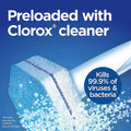 Clorox ToiletWand Disposable Toilet Cleaner Refills, Rainforest Rush Scent, 30 Count, Kills 99.9% of Germs, Touch-Free Toilet Cleaning 30 Count