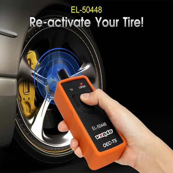 VXDAS TPMS Relearn Tool for GM Tire Sensor TPMS Reset Tool Tire Pressure Monitor System Activation Tool OEC-T5 for GM Buick/Chevy/Cadillac Series