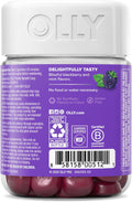 OLLY Sleep Gummy, 3 Mg Melatonin, L-Theanine, Chamomile, Lemon Balm, Sleep Aid, Blackberry, 50 Count
