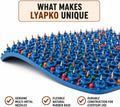 LYAPKO Flat Acupuncture Applicator CHANCE 4.9 Ag 1022 Needles Premium Acupressure Massager for Delicate Skin. Unique Patented Therapy Massage Tool