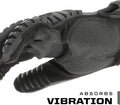 Mechanix Wear: M-Pact Covert Tactical Gloves with Secure Fit, Touchscreen Capable Safety Gloves for Men, Work Gloves with Impact Protection and