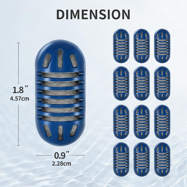 12-Pack Demineralization Cartridge for Humidifier Compatible with HoMedics Total-Comfort Ultrasonic Humidifier Demineralizer Tablets Filter