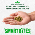 Greenies Feline Smartbites Healthy Indoor Cat Treats, Chicken, 2.1 oz | Veterinarian-recommended, Fiberblend Formula, supports digestion, under 2