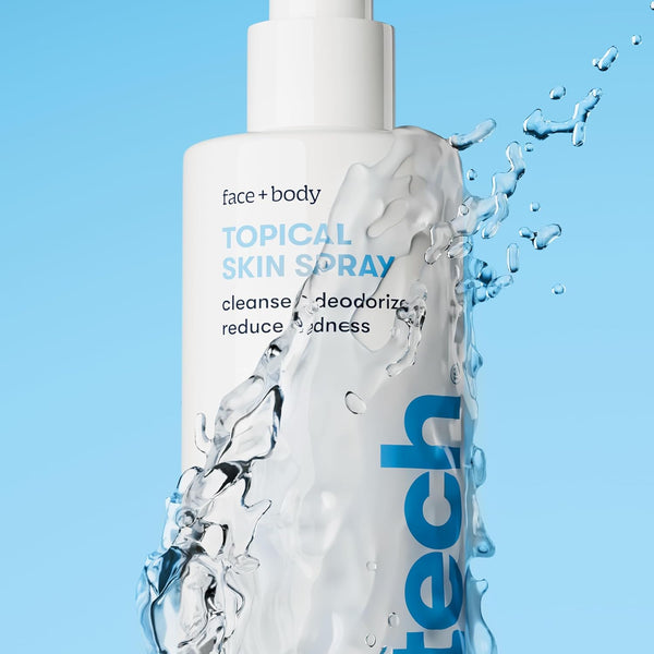 BRIOTECH Topical Skin Spray, Pure HOCl, Tattoo & Piercing Aftercare, Sea Salt Cleansing Solution, TSA Approved Travel Size, Hypochlorous Acid