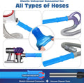 PetOde 2 Pieces Dryer Vent Cleaner Kit Compatible with Most Vacuum Cleaner, Dryer Lint Brush and Vacuum Hose Attachment with Universal Connector,