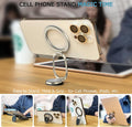Magnetic Phone Ring Holder, Double Adjustable Gym Finger Ring Grip and Stand, Removable Phone Grip, for Iphone, Ipad and Smartphones, Compatible