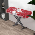 Cute Snowman Santa Piano Keyboard Dust Cover Piano Music Keyboard Dirt Proof Cover Durable Electronic Keyboard Cover Anti-Scratch Piano