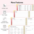 Forvencer Planner 2027-2028, 18 Month Calendar Planner, Jan 2027-June 2028 Pink 6.3"x8.4" (Jan 2027 - Jun 2028)