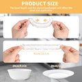 200 Bowl Covers Shower Caps for Sourdough Bread Proofing Large Elastic Reusable Plastic Wrap for Food Storage Baking Rising Meal-Prep Fermentation