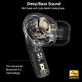 TOZO T20 Wireless Earbuds Bluetooth Headphones 48.5 Hrs Playtime with LED Digital Display, IPX8 Waterproof, Dual Mic Call Noise Cancelling 10Mm