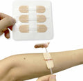 Emergency Wound Closures Adhesive Bandages, Zip Stitch Stickers for Camping, Survival & Household Gear, 3 Pcs (45 * 10mm, Skin) 45 x 10 mm