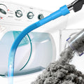 Holikme Dryer Vent Cleaner Kit Dryer Lint Vacuum Attachment Brush, Lint Remover, Dryer Vent Vacuum Hose Replacement Parts, Blue