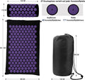 Acupressure Mat Set, Acupuncture Point Massage Pillow, Relieving Neck and Back Pain, Muscle Relaxation and Stress Reduction, Sciatica Relief,