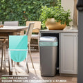 Compostable Trash Garbage Bags,Ayotee 13-15 Gallon Tall Kitchen Trash Bags,Heavy Duty Unscented 1.18Mils 55 Liter,60 Count,Strong Thicken Rubbish