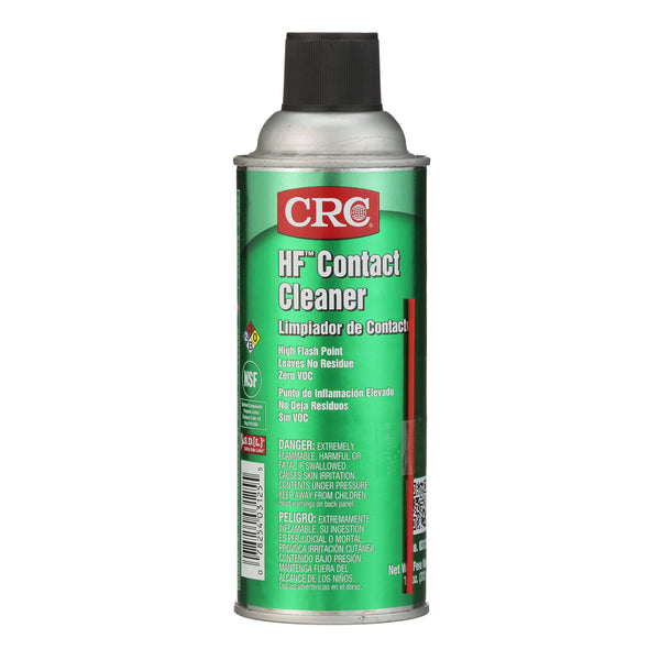 CRC HF Contact Cleaner 03125 – 11 WT OZ, Clear, Electronics Cleaner, Suitable For Higher Flashpoint Applications (Pack of 1) 1 Pack