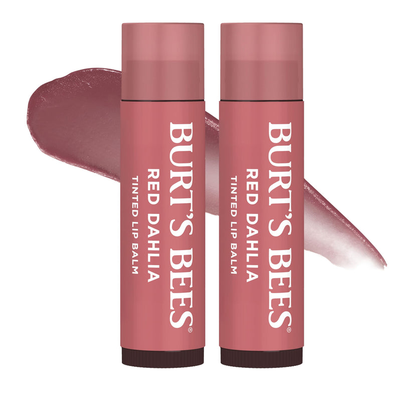 Burt'S Bees Lip Tint Balm with Long Lasting 2 in 1 Duo Tinted Balm Formula, Color Infused with Deeply Hydrating Shea Butter for a Natural Looking