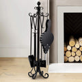 TJ.MOREE Fireplace Bellows Indoor 16"x 6.5" Wood Fire Blower with Hanging Strap, Metal Nozzle, Great Tool for Fireplace, Fire Pit, Wood Stove,