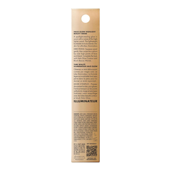 E.L.F. Halo Glow Highlight Beauty Wand, Liquid Highlighter Wand for Luminous, Glowing Skin, Buildable Formula, Vegan & Cruelty-Free,Champagne Campaign
