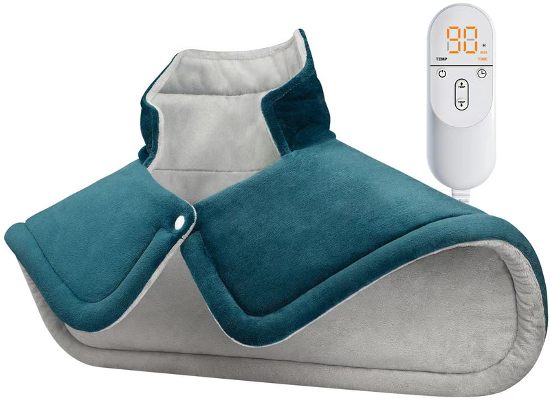 Heating Pad for Neck and Shoulder Pain Relief, Fathers Day Birthday Gifts for Dad from Daughter, Weighted Heated Wrap, 6 Heat Settings 2 Hours