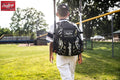 Rawlings | SAVAGE Backpack Equipment Bag | T-Ball/Youth Baseball & Softball | Multiple Styles Black / Silver