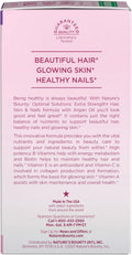 Nature'S Bounty Advanced Hair, Skin & Nails, Argan-Infused Vitamin Supplement with Biotin and Hyaluronic Acid, 150 Rapid Release Softgels, 50