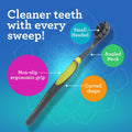 GuruNanda Butter on Gums Charcoal Toothbrush - 8000+ SoftexTM Bristles for Sensitive Teeth & Gums, Aids in Teeth Whitening, Extra Soft (6 Count) 6