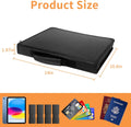 Accordion File Organizer, 24 Pocket Expanding Folder with Multi Pockets Fireproof Folder with Handle & Labels Portable Business Fire and Water