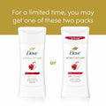 Dove Advanced Care Antiperspirant Deodorant Stick for Women Revive for 48 Hour Protection and Soft and Comfortable Underarms 2.6 Oz, 2 Count