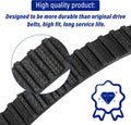 Sander Toothed Drive Belt Compatible With 848530 Porter Cable Fits 351/352 336/337 Variable speed Belt Sanders - 2Pack