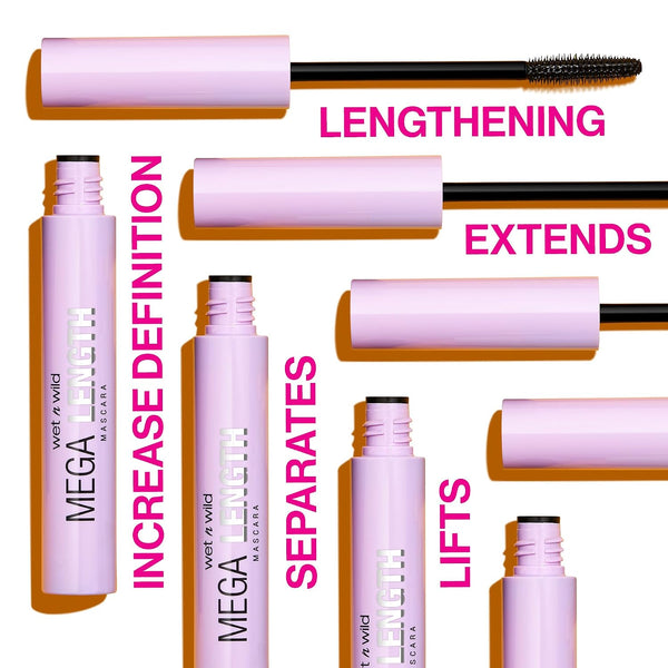 Wet N Wild Mega Length, Vitamin E Enriched Lengthening, Moisturizing, Softening Formula Precision Comb Brush, Cruelty-Free, Gluten-Free,