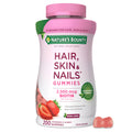 Nature'S Bounty Optimal Solutions Hair, Skin and Nails Pectin Gummies, 2500 Mcg Biotin per Serving, No Stick Gummy, Vegetarian Formula, Strawberry