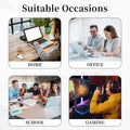 2 Pack Dumpster on Fire Mouse Pad, Funny Cute Mousepad for Desk Accessories, Small Round Mouse Pad for Wireless Mouse Gaming Computer Laptop, This