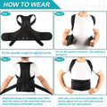 Back Brace Posture Corrector for Women and Men, Relief for Waist, Back and Shoulder Pain, Adjustable and Breathable, Improve Posture XL(37"-42")