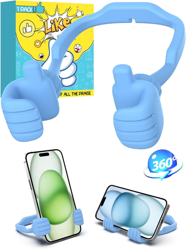 Dad Gifts for Fathers Day from Daughter Wife Son Cell Phone Stand: Thumbs up Lazy Phone Holder for Desk Teen Boys Gift for Girls Teenage Kids