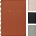 Beautiful Daily Planner and Notebook with Hourly Schedule - Aesthetic Spiral to Do List Notepad to Easily Organize Your Tasks and Appointments -