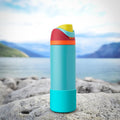 Yoelike 2PCS 2 Colors Silicone Water Bottle Boot for Owala, Anti-Slip Protective Sleeve for Freesip/Twist/Flip, Watter Bottle Accessories, Bottom