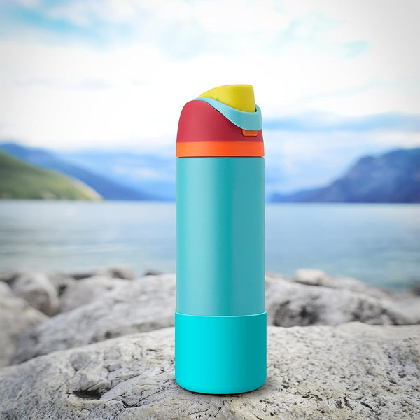 Yoelike 2PCS 2 Colors Silicone Water Bottle Boot for Owala, Anti-Slip Protective Sleeve for Freesip/Twist/Flip, Watter Bottle Accessories, Bottom