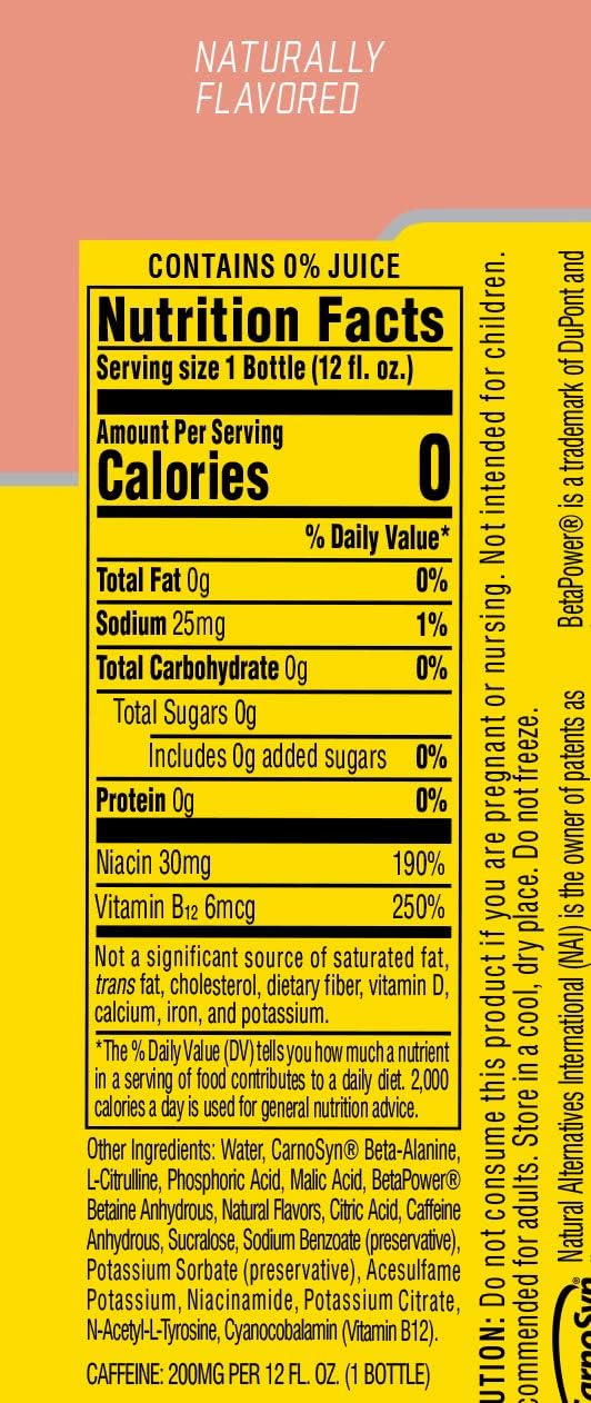 C4 Energy Non-Carbonated Zero Sugar Energy Drink, Pre Workout Drink + Beta Alanine, Fruit Punch, 12 Fl Oz (Pack of 12) Fruit Punch 12 Fl Oz (Pack