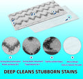Upgraded Spray Mop Refills Pads for Powermop, Reusable Mop Refill Pads Replacement Head for Power Mop, Microfiber Mopping Pads for Multi-Surface