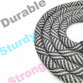 5 FT Double Dog Leash Coupler, Extension Rope for Two Dogs Walking, No Tangle Dual Strong Dog Lead Splitter, for Large Medium Dogs (3/8" X 1.5m