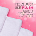 Makeup Remover Cosmetic Towels, Reusable (25 Count, 200 Uses) and Disposable Face Towel, Machine Washable, Ultra Soft, Removes All Types of