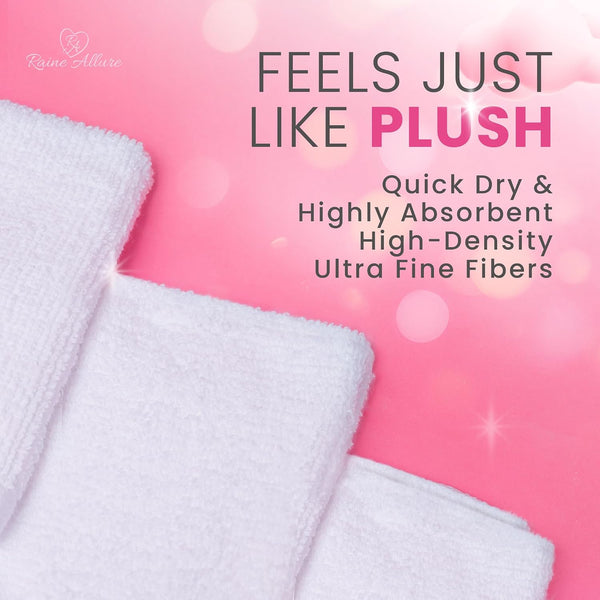 Makeup Remover Cosmetic Towels, Reusable (25 Count, 200 Uses) and Disposable Face Towel, Machine Washable, Ultra Soft, Removes All Types of