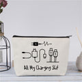 All My Charging shit bag,Fun and versatile bag with charger graphics, teenage boy gift, birthday gifts, travel accessories (Style D)