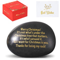 Stocking Stuffers for Men and Women - Stocking Stuffers for Wife and Husband, Engraved Rock with Christmas Blessing, Christmas Gifts for Adults