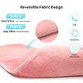 Makeup Remover Cloth 7-Day Set, 15"x6.5" Reusable Makeup Remover Towels, Makeup Washcloths, Skin Friendly Soft Washable Coral Fleece Microfiber