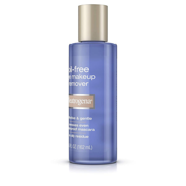 Neutrogena Gentle Oil-Free Eye Makeup Remover & Cleanser, 5.5 fl oz, 3 Pack 5.5 Fl Oz (Pack of 3)